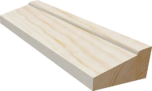 Taklist 21x45 mm ubehandlet furu