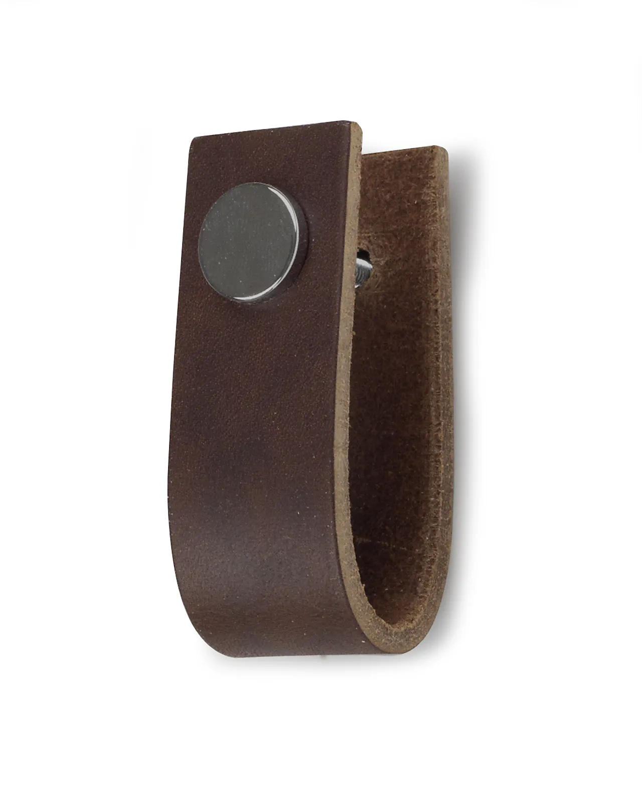 Møbelhåndtak svea skinn brun sb Møbelhåndtak svea skinn brun sb