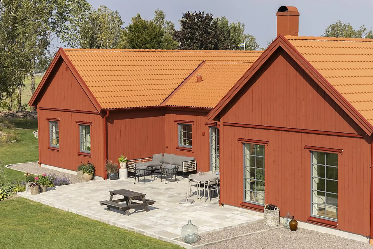 Takst palema benderit teglrød dobbelkrum null - null - 3 - Miniatyr