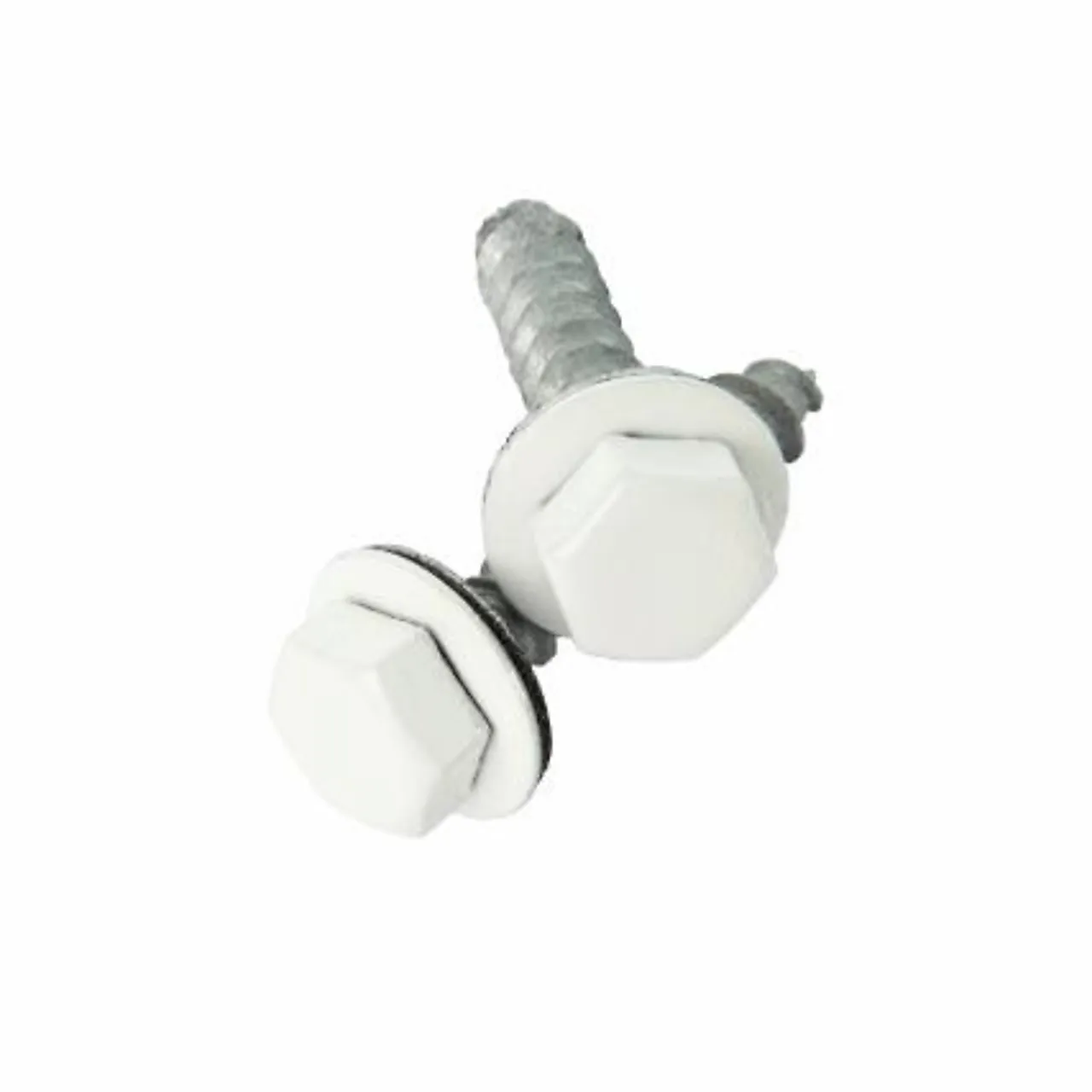 Franske treskuer 8 stk hvit M8x35 mm Franske treskuer 8 stk hvit M8x35 mm