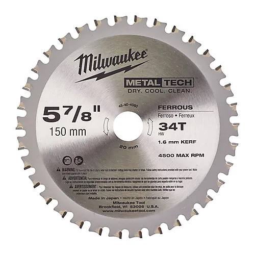 Sirkelsagblad M150/20/34T Milwaukee