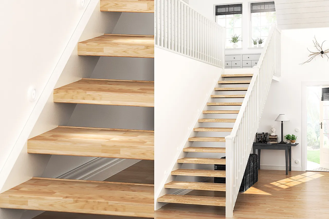 Opptrinn trend laminat eik 1300 1300x200x8 pefc 3-pack null - null - 2 - Miniatyr