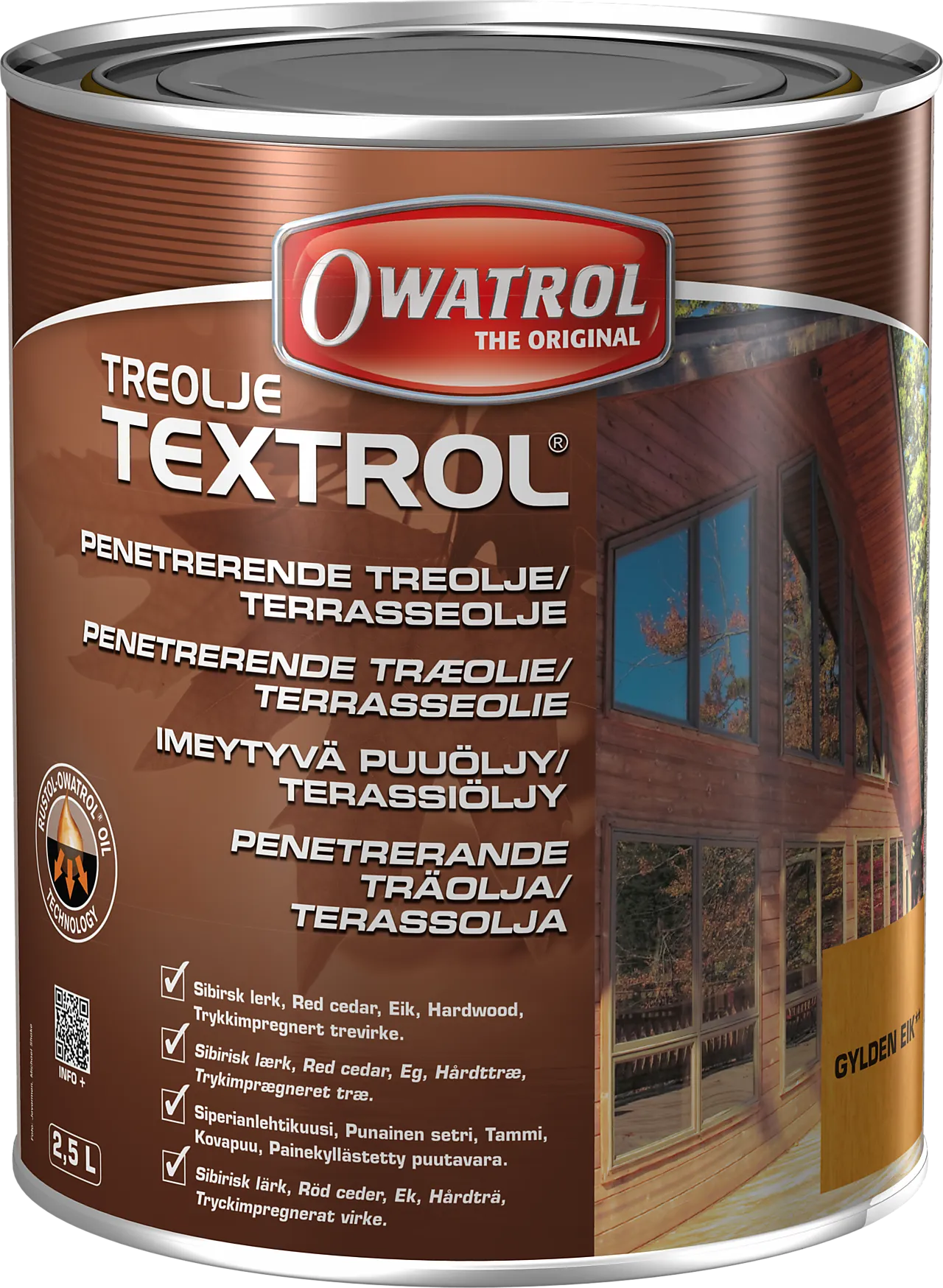 Treolje 2,5l sort textrol null - null - 2 - Miniatyr