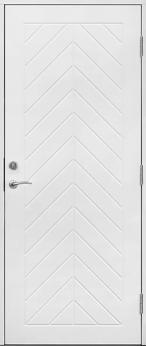 Ytterdør Fjell 90x190 cm hvit venstre