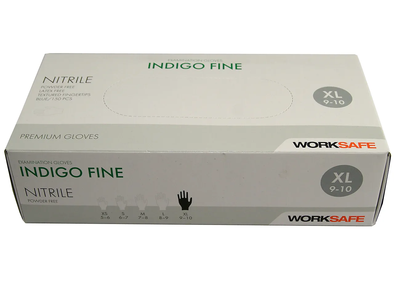 Engangshanske pudderfri 150-pk xl worksafe