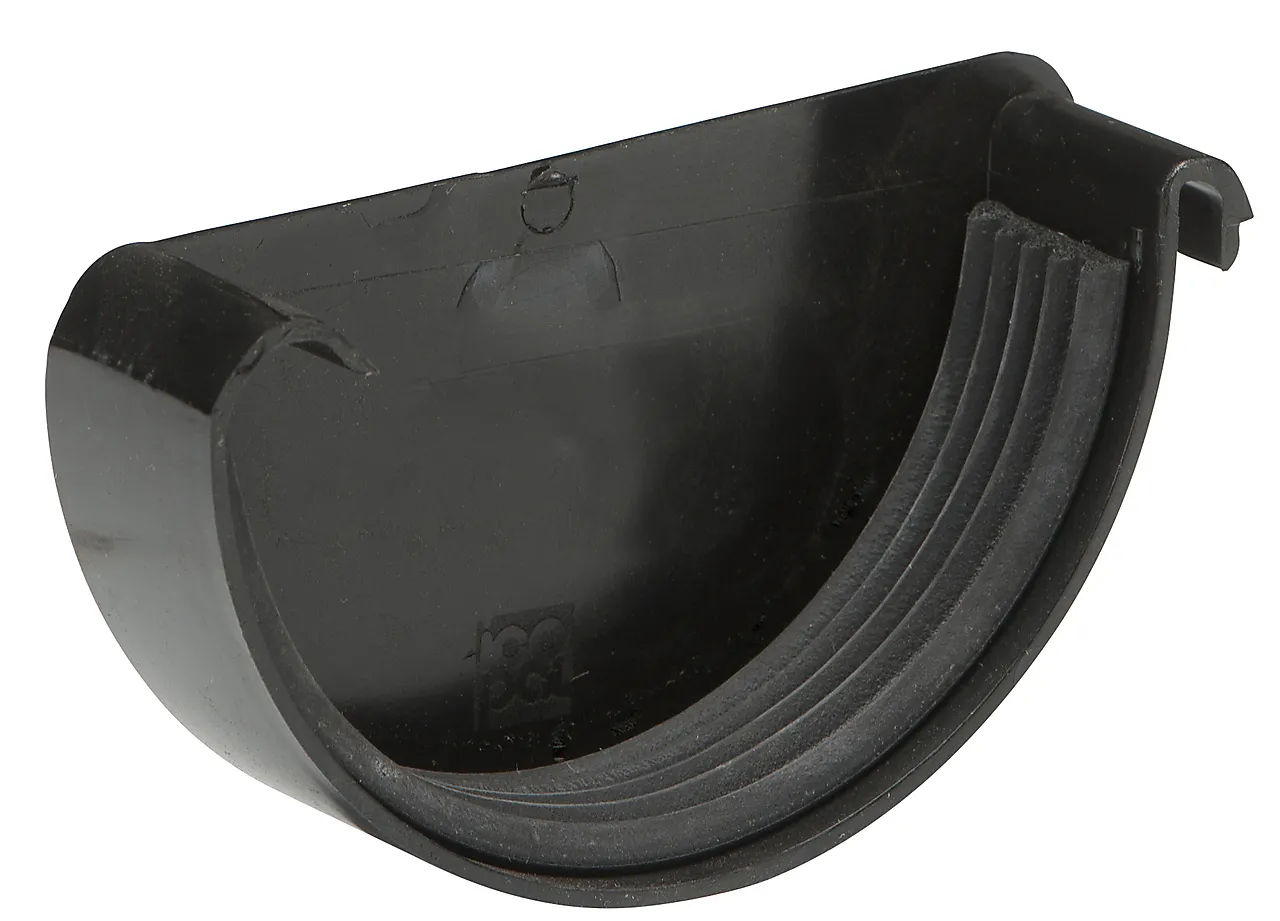 Endebunn T42 høyre plast sort 75 mm Endebunn T42 høyre plast sort 75 mm