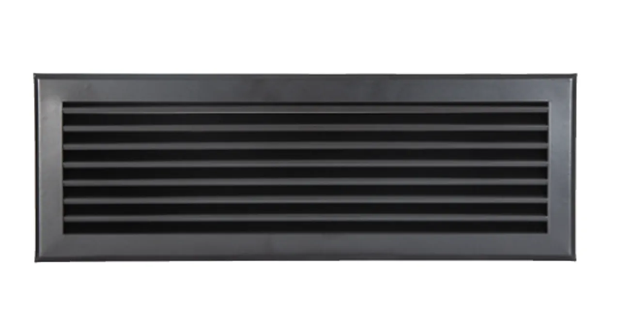 Ventilrist spalte 240x75 svart