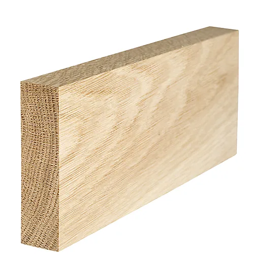 Glattkant eik 21 x 140 mm ubehandlet