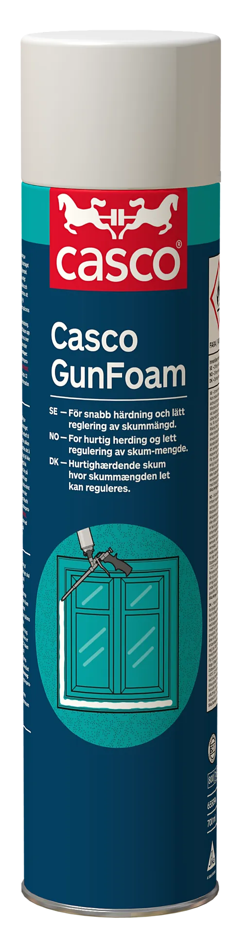 Fugeskum polyuretan 700 ml hurtigherdende pistolskum