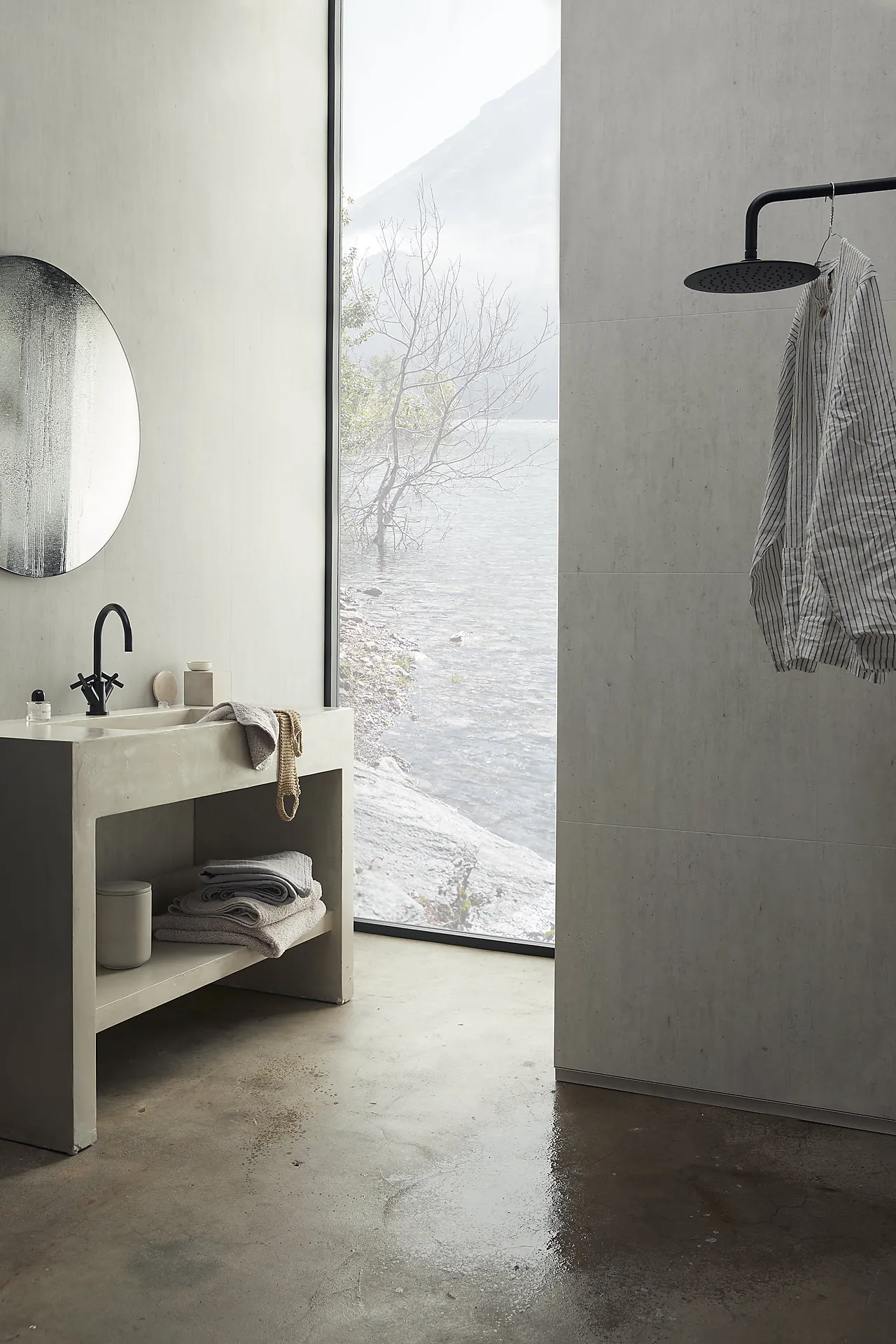 Baderomsplate brooklyn betong 60x60 10,2mm pla1,488m2 null - null - 2 - Miniatyr