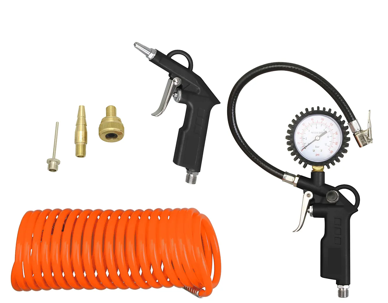 Tilbehørssett for kompressor 3 deler Tilbehørssett for kompressor 3 deler