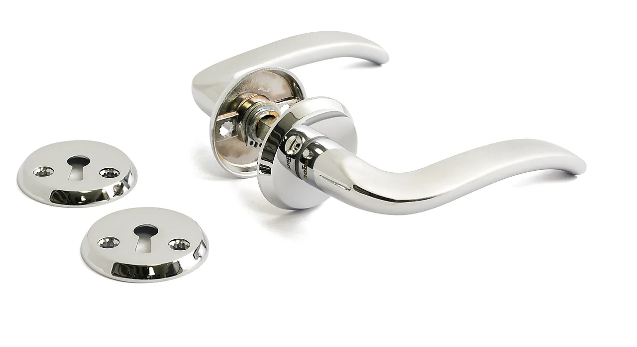 Dørhåndtak innvendig børstet krom 38-42 mm Dørhåndtak innvendig børstet krom 38-42 mm