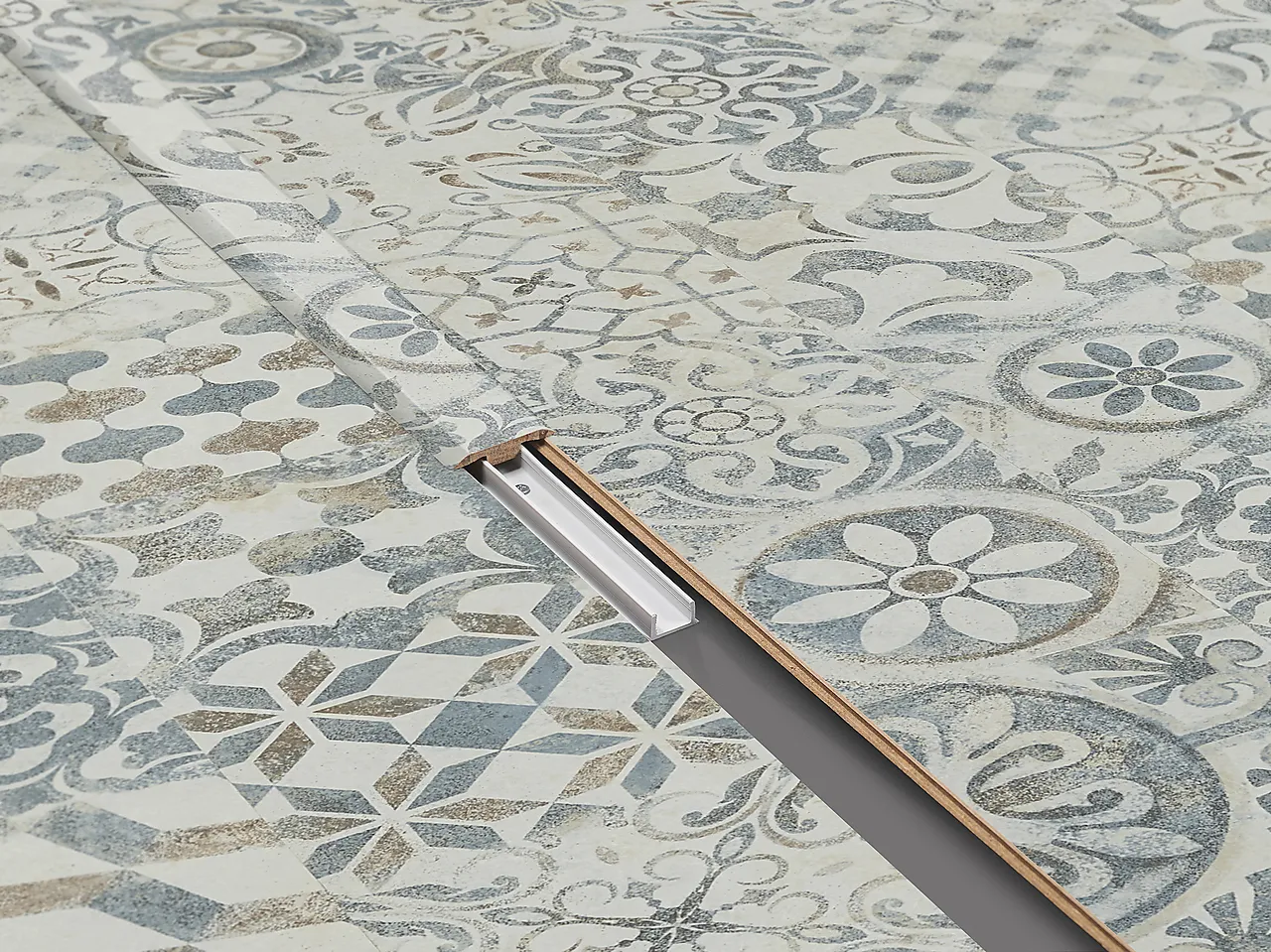 BerryAlloc T-list Retro Chic Blue Grey 2,4 m