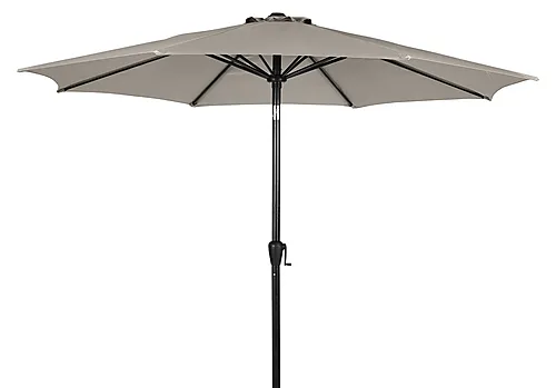 Parasoll med tilt Ø3 meter grå
