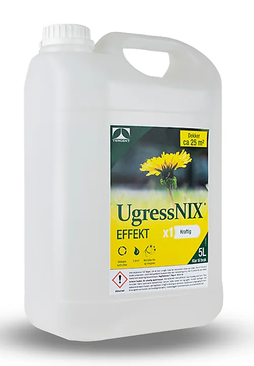 Ugressmiddel basert på eddik 12% 5 liter løst