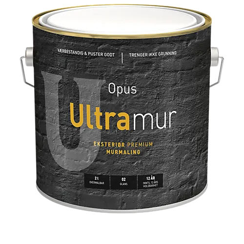 Ultramur 02 eksteriør base hvit 2,7 liter