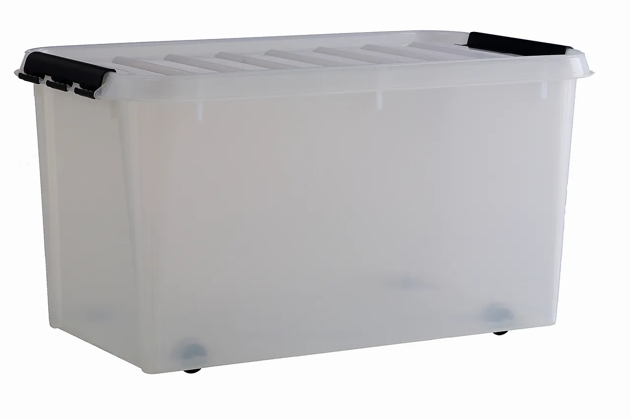 Oppbevaringsboks classic 70 med lokk 70 liter 72x40x38 cm
