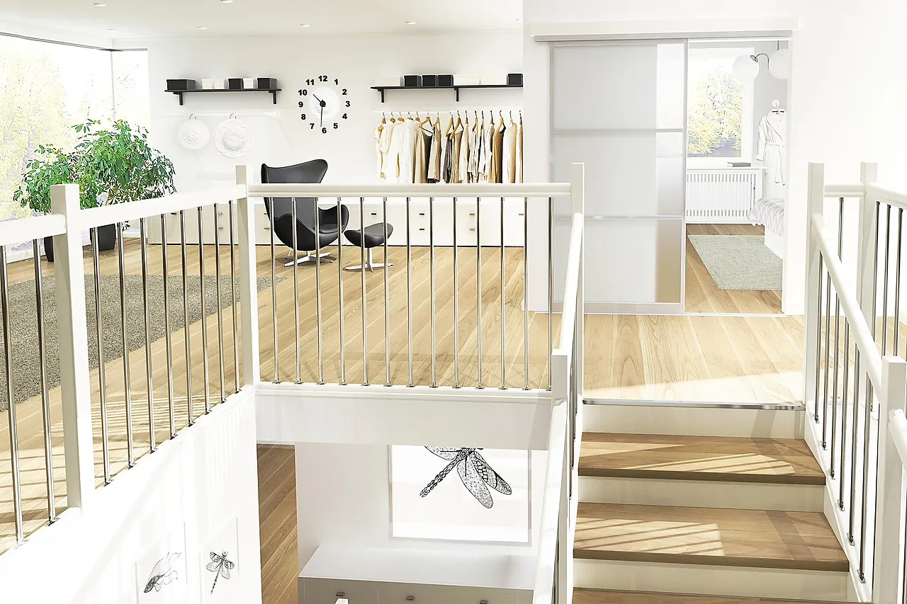 Opptrinn trend laminat eik 1300 1300x200x8 pefc 3-pack null - null - 3 - Miniatyr