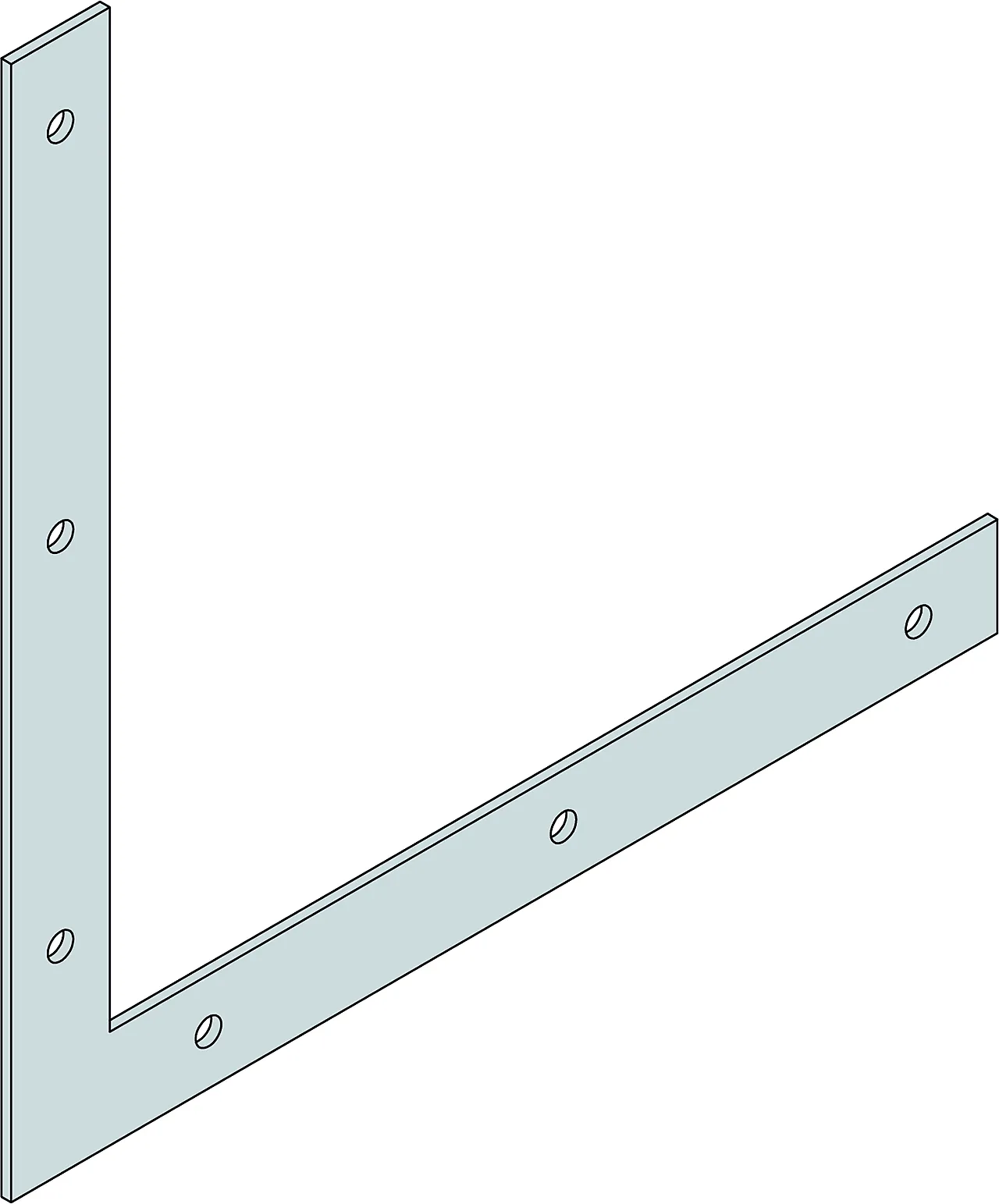 Altanvinkel 500x500x5,0 mm Altanvinkel 500x500x5,0 mm