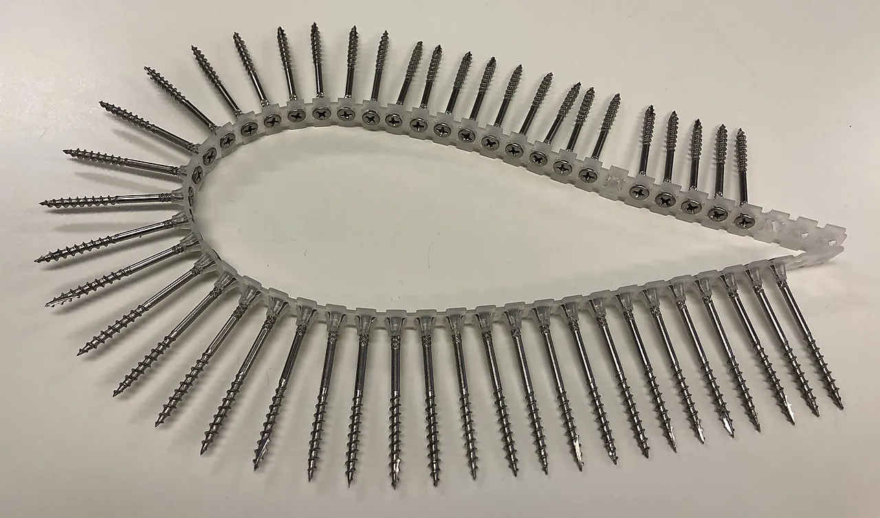 Terrasseskrue syrefast båndet A4 PH2 1000 stk 4,2x55 mm Terrasseskrue syrefast båndet A4 PH2 1000 stk 4,2x55 mm