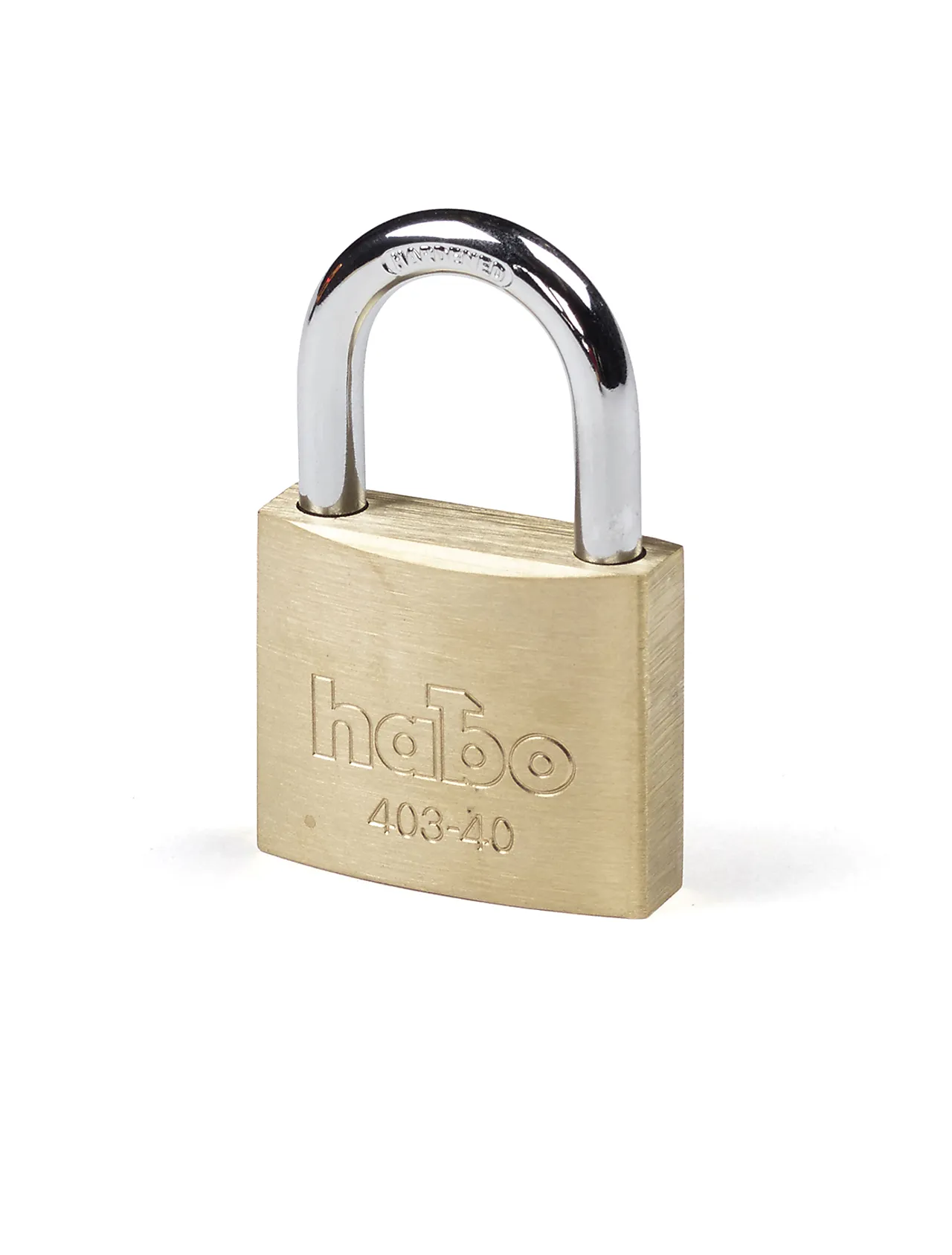 Habo hengelås 403-40 messing Habo hengelås 403-40 messing
