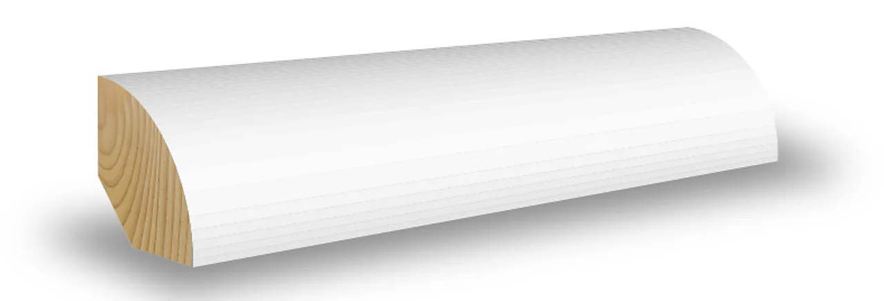 Kvartstaff furu klassisk hvit NCS S0500N 15x15x2700 mm Kvartstaff furu klassisk hvit NCS S0500N 15x15x2700 mm