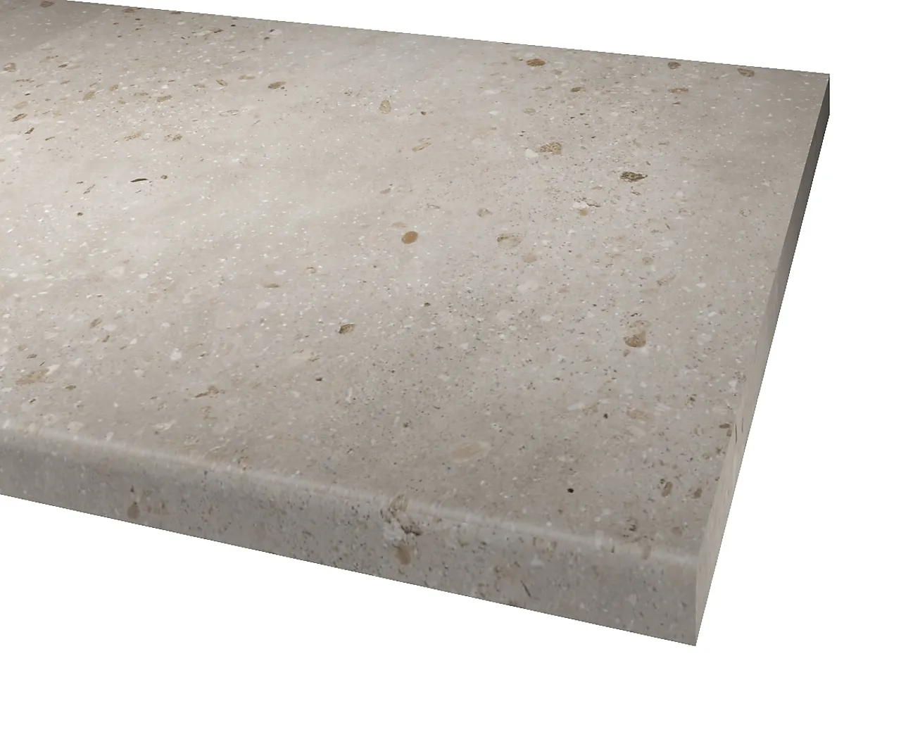 Benkeplate ABS 29x3020x610 mm terrazzo warm