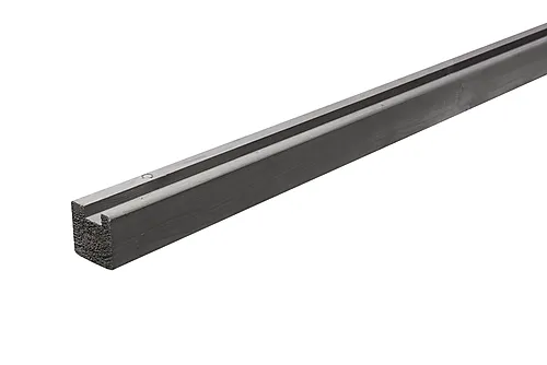 Multistolpe ende royalimpregnert grå furu 70x70x2000 mm