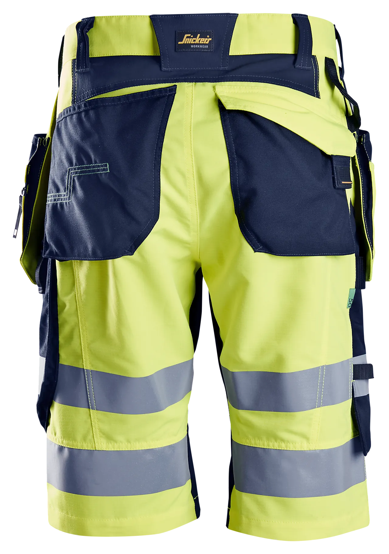 Shorts high-vis gul/blå str 48 null - null - 2 - Miniatyr