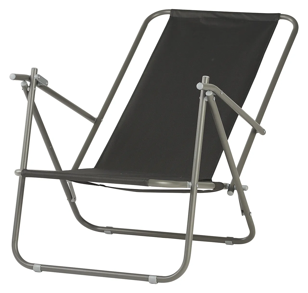 Campingstol 52x60x26/79 cm sort null - null - 2 - Miniatyr