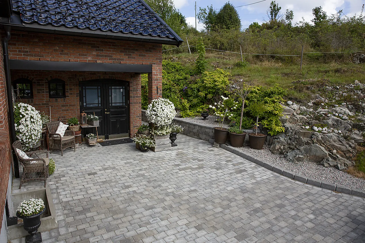 Belegningsstein Rådhus gråmix XL 21x14x6 cm null - null - 3 - Miniatyr