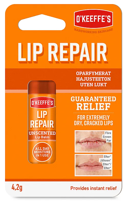 Leppepomade lip repair unscented 4,2 gram