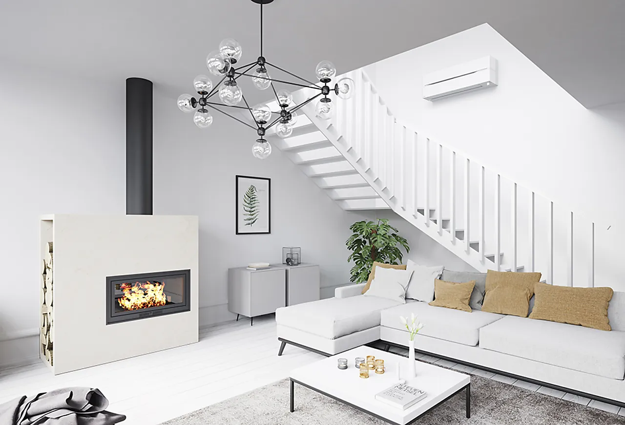 Mitsubishi KAITEKI varmepumpe hvit 6300 null - null - 3 - Miniatyr