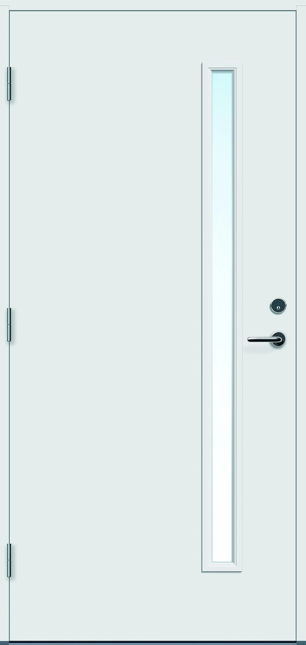 Dør yd leirvik 10x21v hv null - null - 2 - Miniatyr