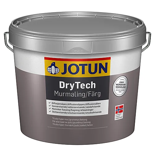 DryTech murmaling mellomgrå 2,7 liter