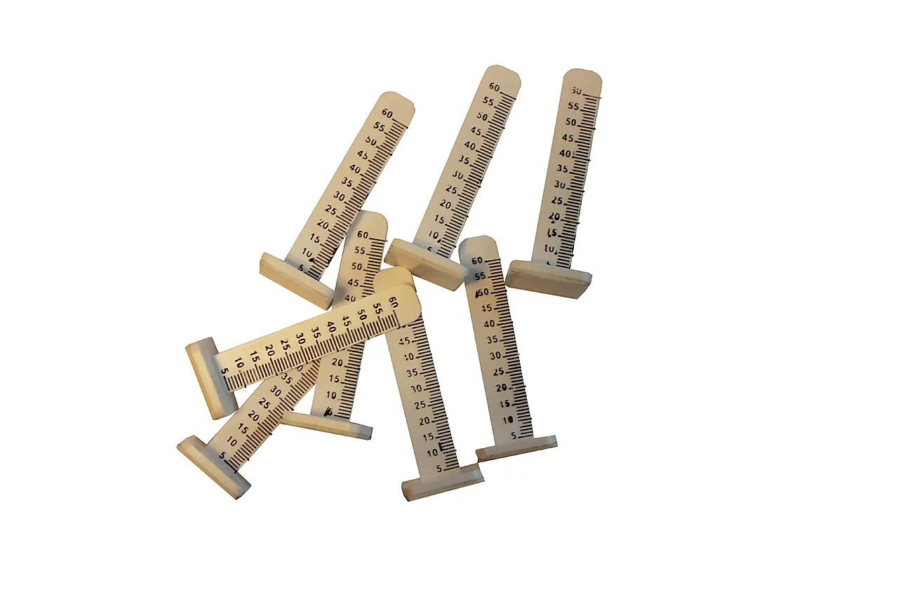 Nivåpinner for avrettingsmasse 100 med skalering 100 stk Nivåpinner for avrettingsmasse 100 med skalering 100 stk