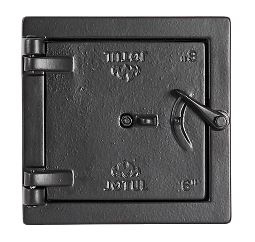 Feieluke støpejern 9” x 9” sort