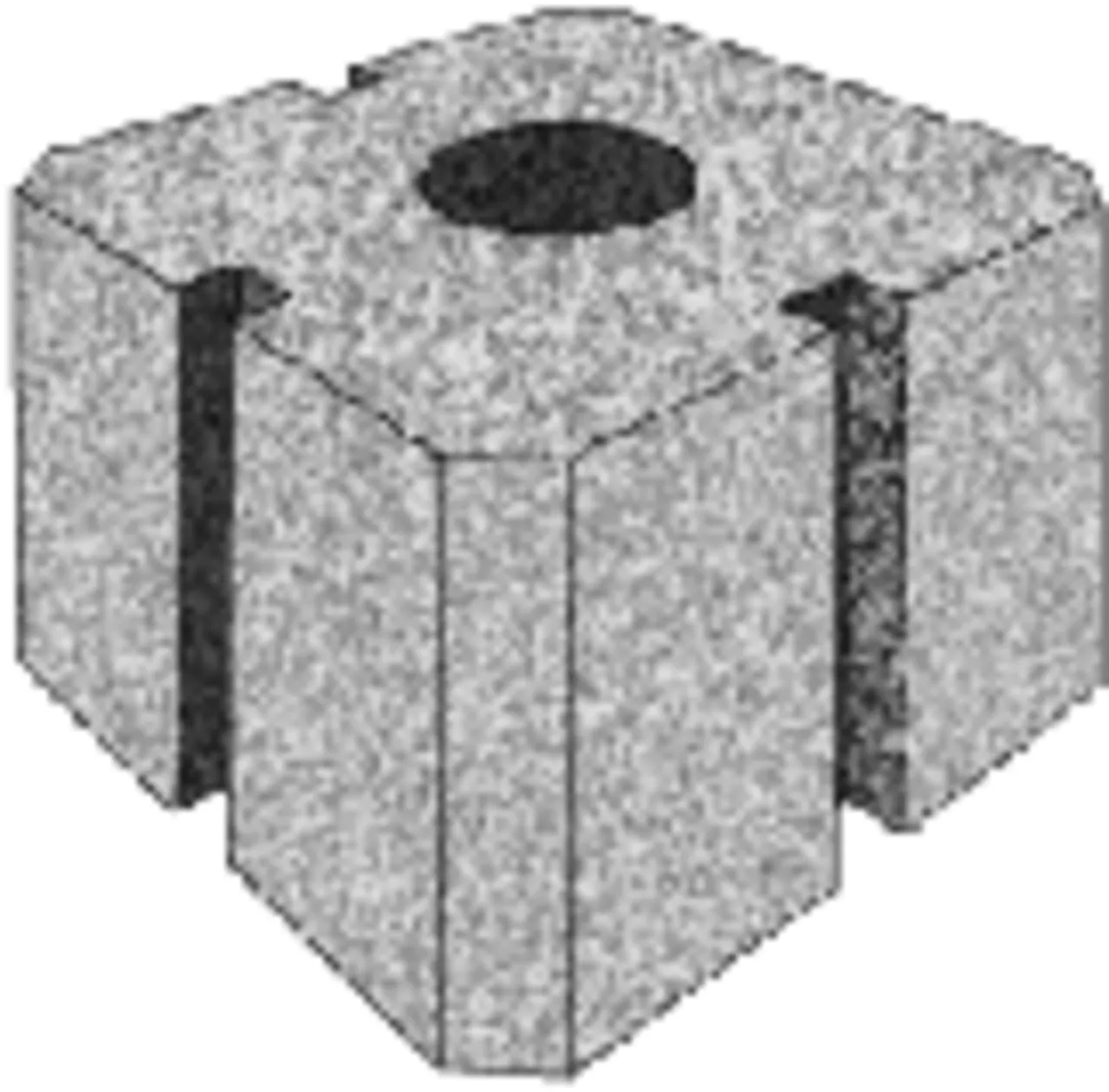 Pilarblokk 25x25x24 cm Pilarblokk 25x25x24 cm