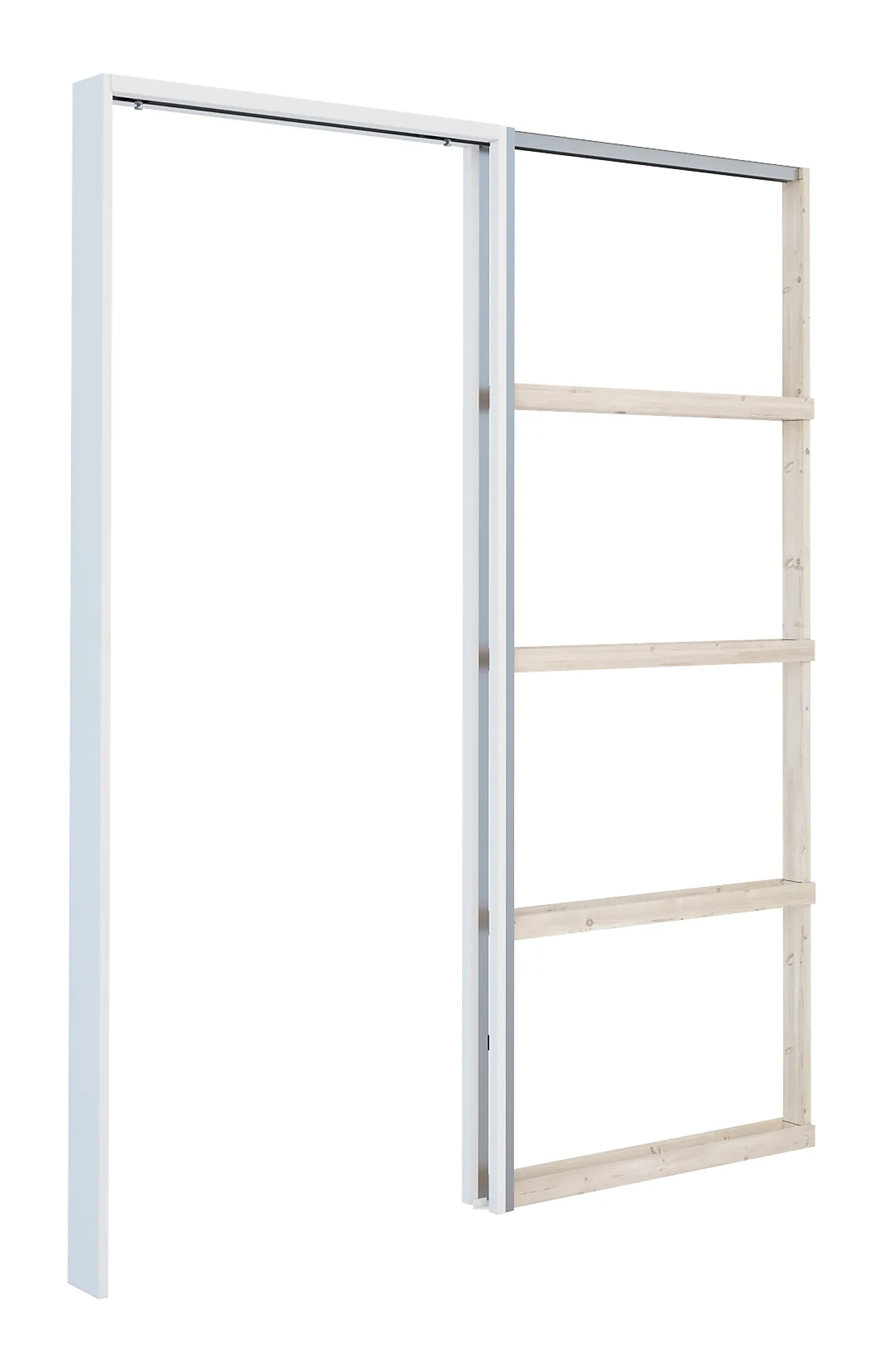 Karm skyvedør soft close hvit bomull S0502-Y 82,6x204 cm totalmål 170x210 cm Karm skyvedør soft close hvit bomull S0502-Y 82,6x204 cm totalmål 170x210 cm