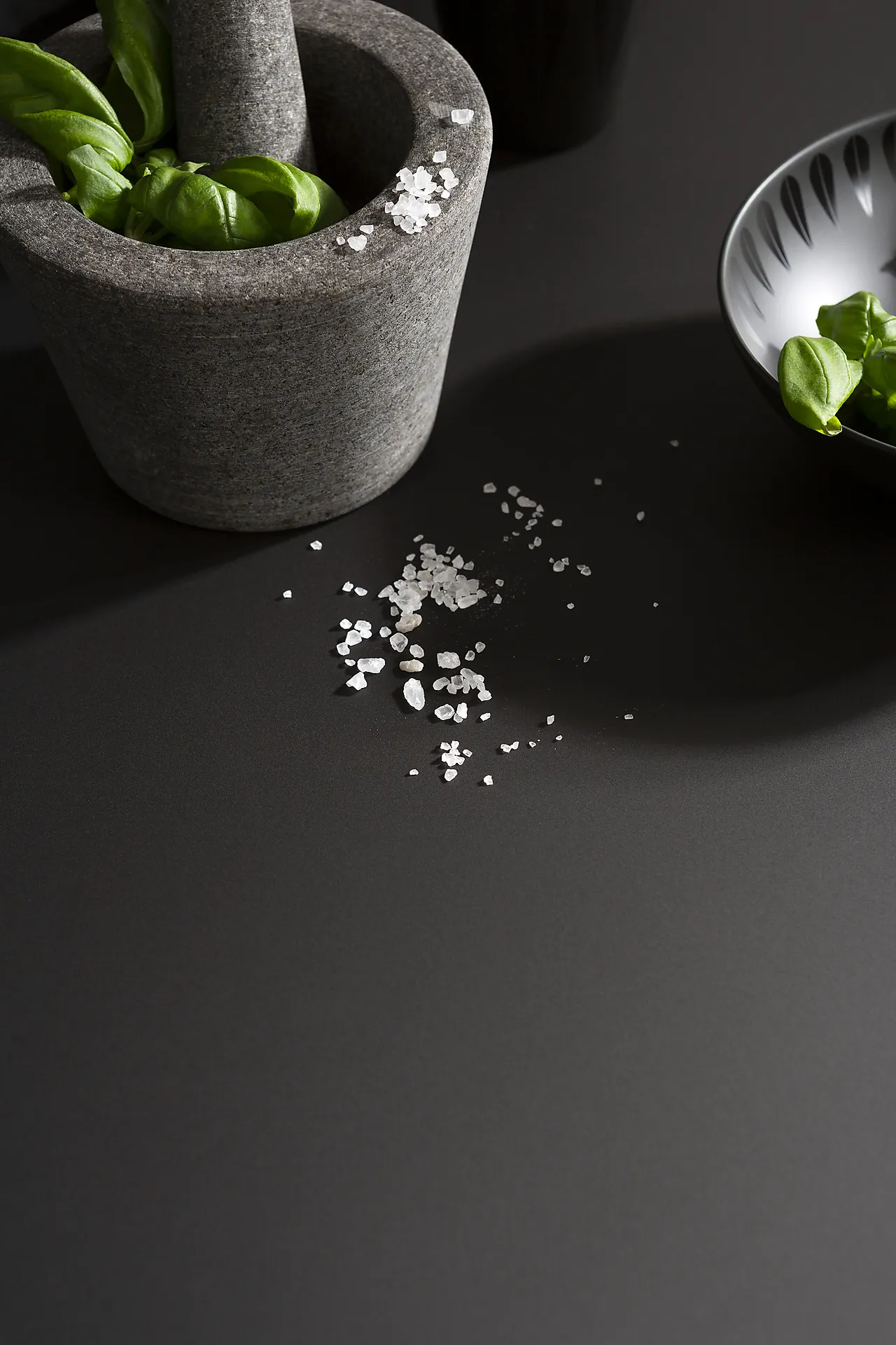 Benk 529 supermatt black 610mm rettkant 29x3020x610 Benk 529 supermatt black 610mm rettkant 29x3020x610