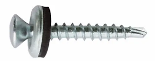 Skrue torx selvborende hvit m/kappet hode 4,8x35 mm