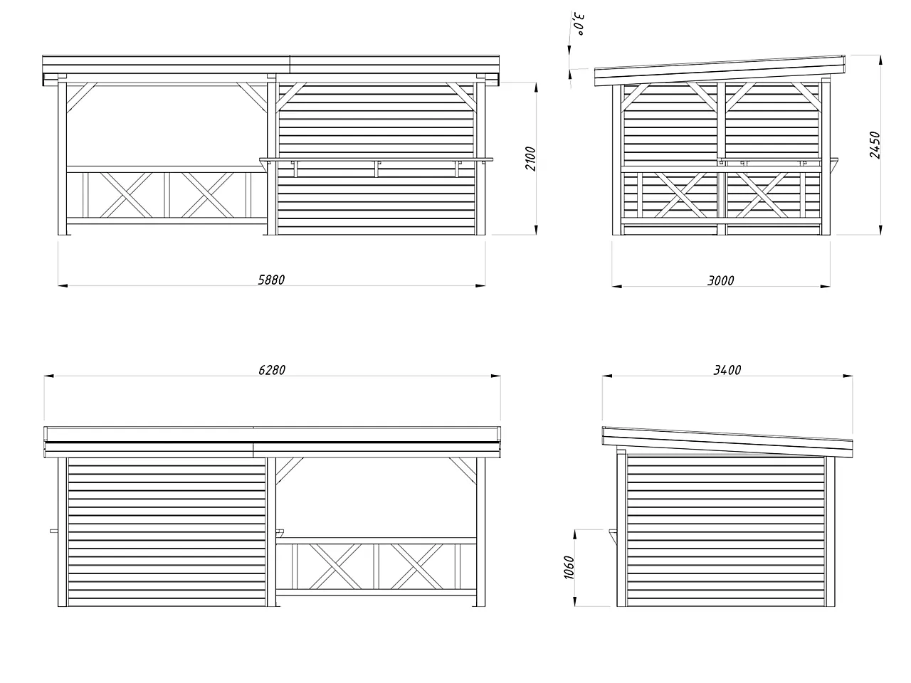 Paviljong Lenna 310 16,6 m2 null - null - 3 - Miniatyr