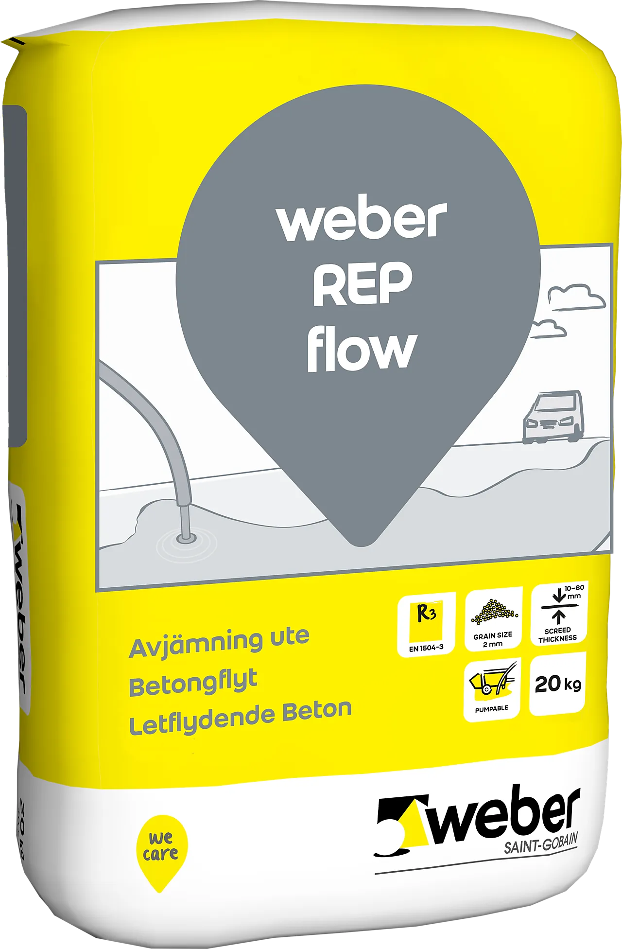 Rep flow betongflyt 20 kg Rep flow betongflyt 20 kg