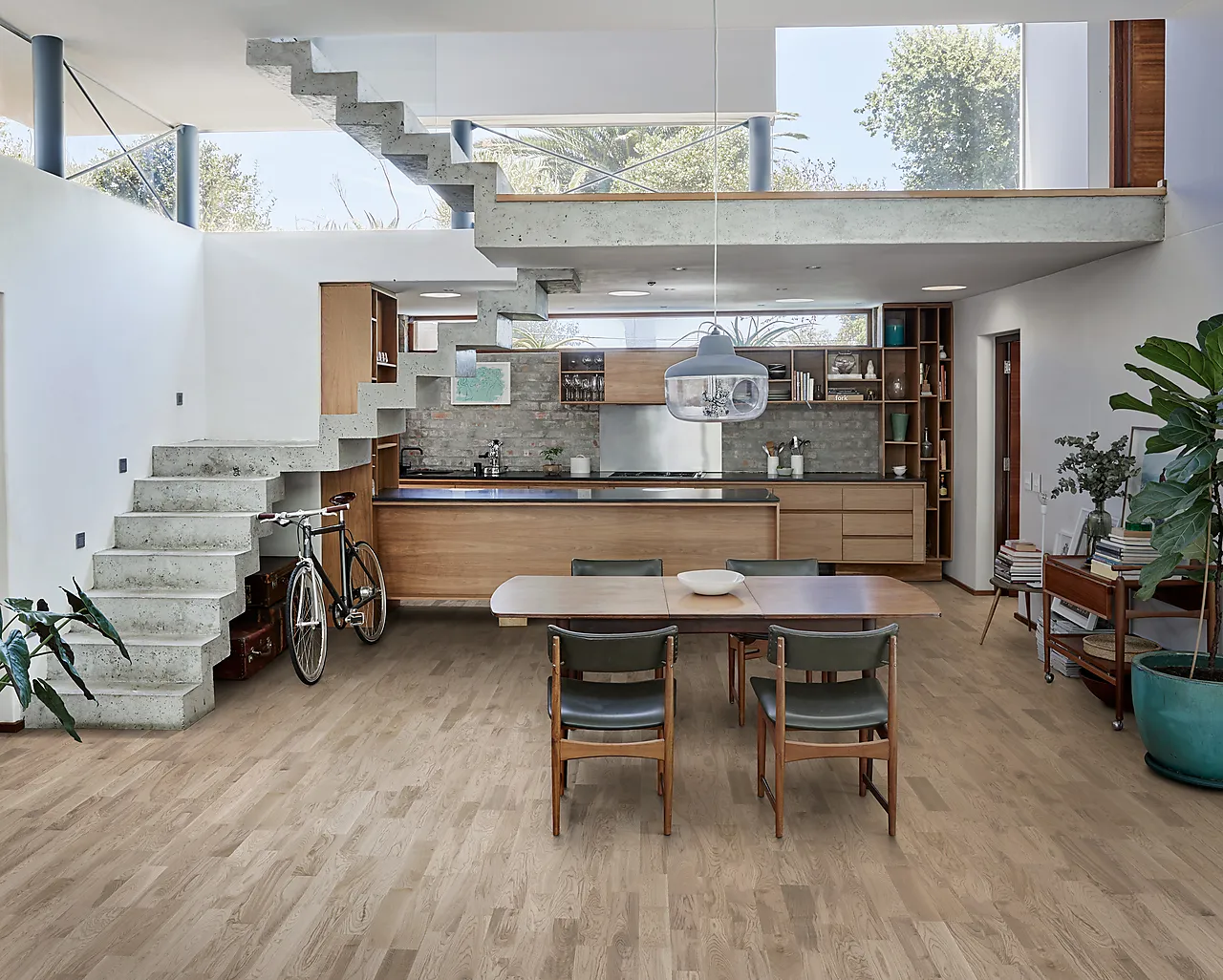 Kährs Parkett Dim 2-stav børstet ultramatt steingrå null - null - 2 - Miniatyr