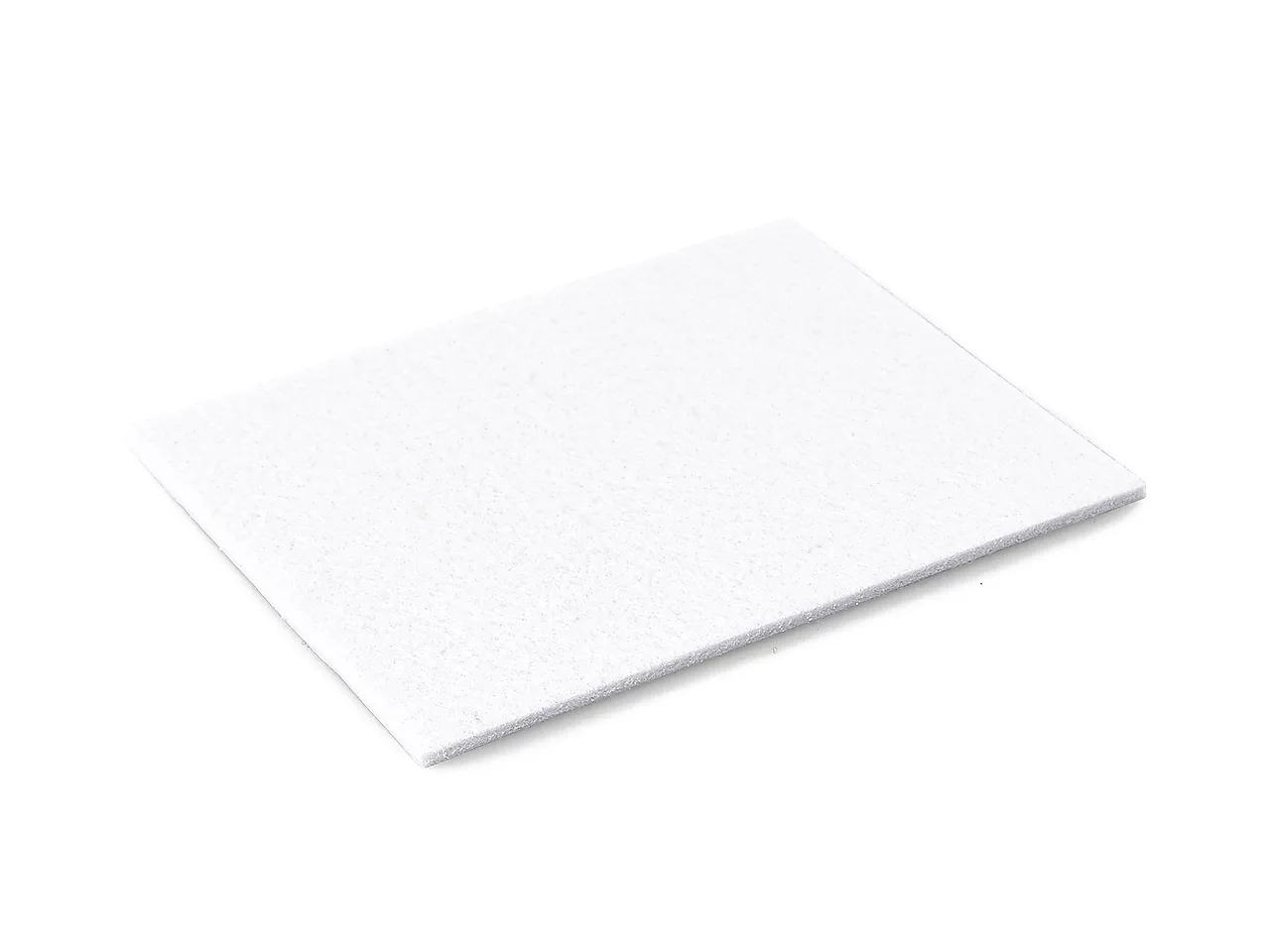 Gulvbeskytter filt 100 x 125 mm hvit