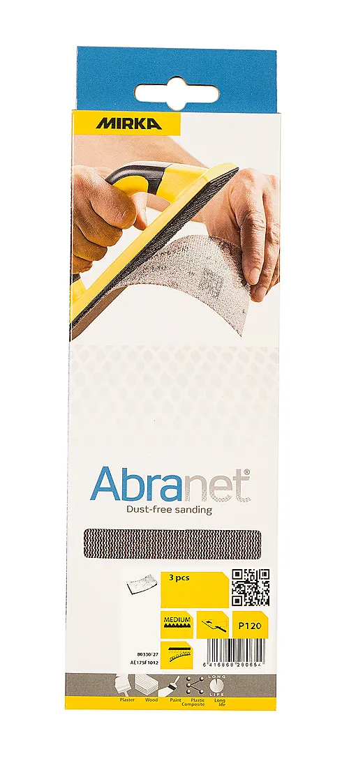 Slipenett abranet 70x198mm k120 3pk