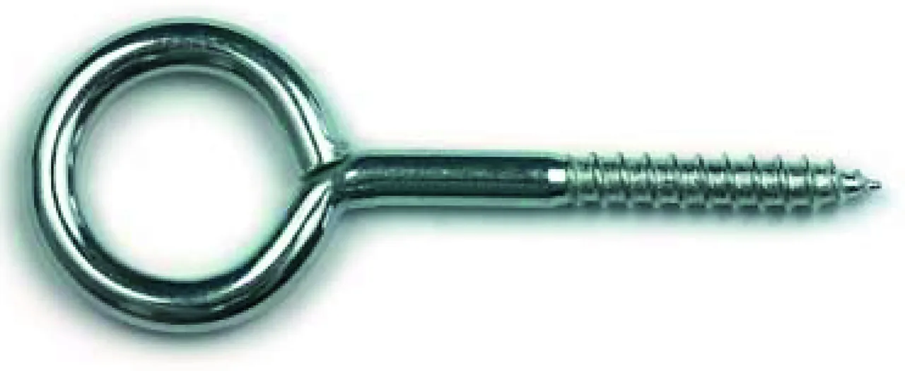 Øyeskrue 3,8x40 elz. bk a6 elforsinket Øyeskrue 3,8x40 elz. bk a6 elforsinket