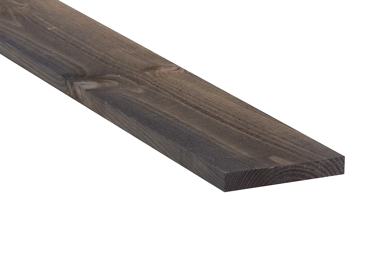 Kledning royalimpregnert rektangulær setersvart 19x123 mm