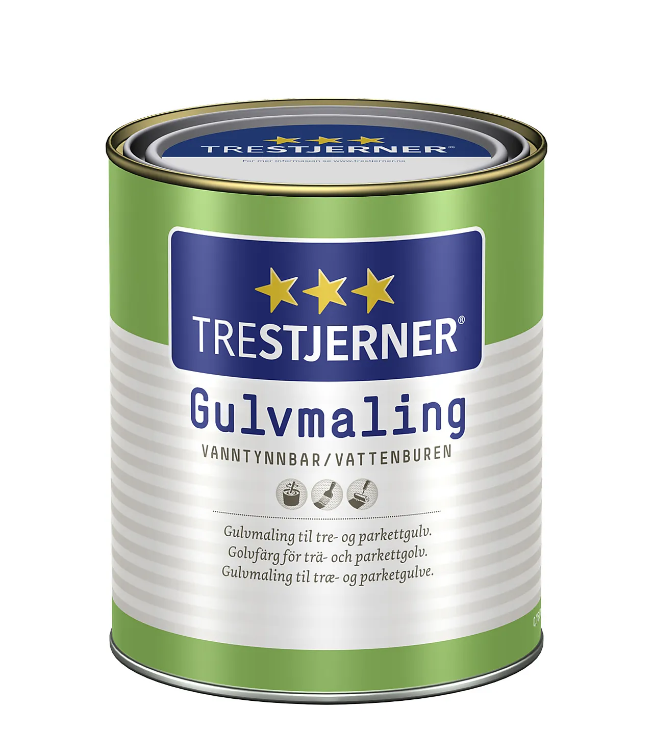 Gulvmaling Blank A Base 0,68L Trestjerner Gulvmaling Blank A Base 0,68L Trestjerner