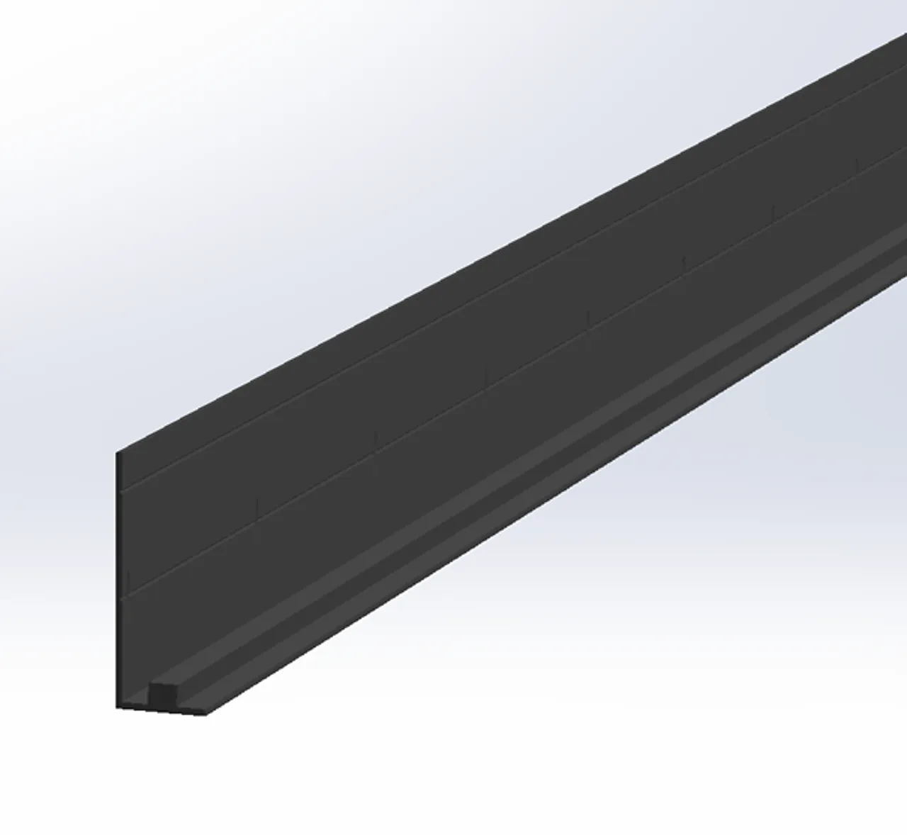 Smartpanel Wetwall Sokkellist sort Smartpanel Wetwall Sokkellist sort